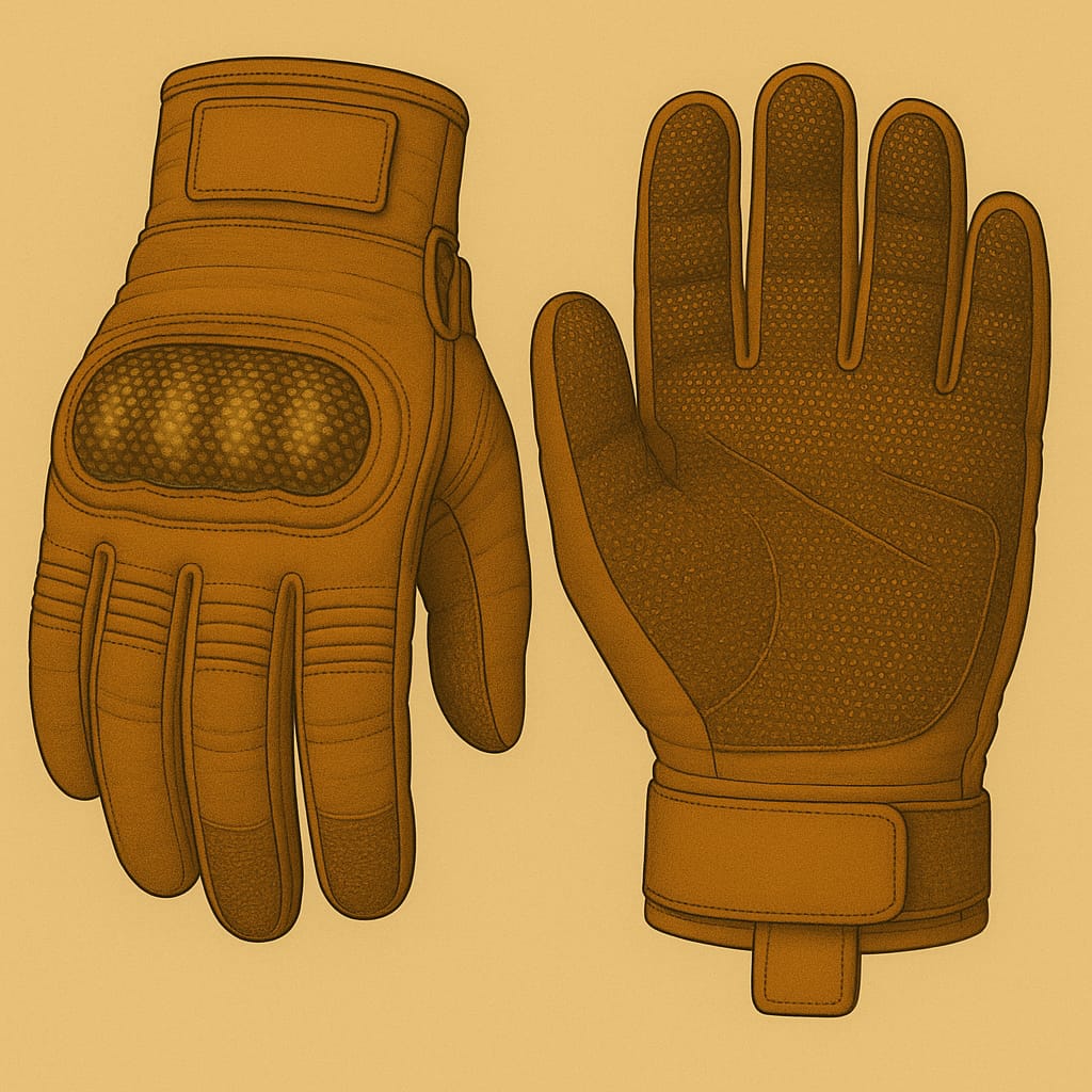 Schutzhandschuhe, hell